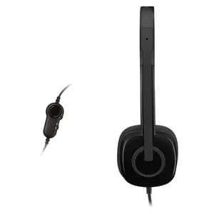 HEADSET LOGITECH H151 STEREO WIRED 1.8MTS CONEXION 3.5MM NEGRO — imagen 4
