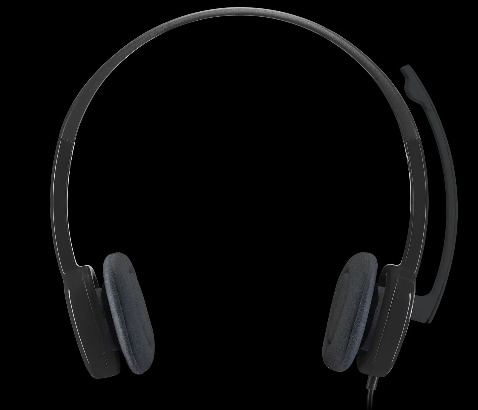 HEADSET LOGITECH H151 STEREO WIRED 1.8MTS CONEXION 3.5MM NEGRO — imagen 8