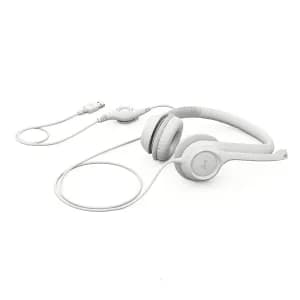 HEADSET LOGITECH H390 WIRED USB-A OFF-WHITE — imagen 5
