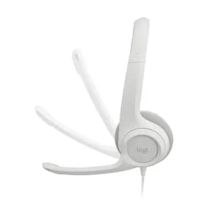 HEADSET LOGITECH H390 WIRED USB-A OFF-WHITE — imagen 3