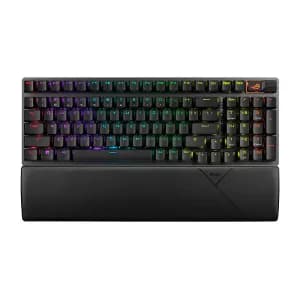 TECLADO ASUS Wireless ROG Strix Scope II 96 Teclas PBT Reposa Munecas Black — imagen 1