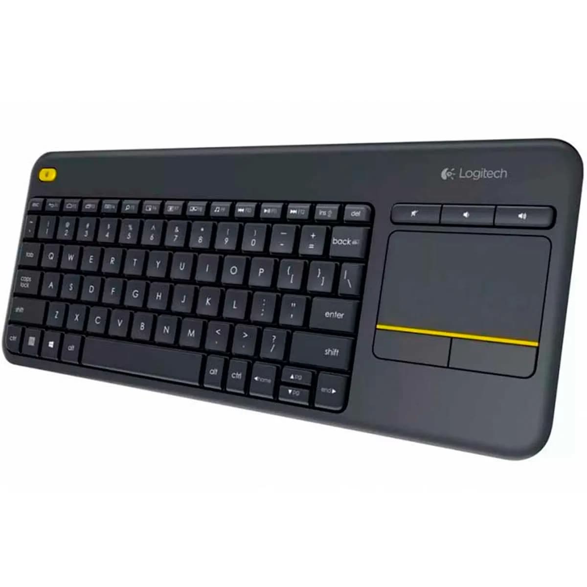 TECLADO LOGITECH K400 PLUS NEGRO WIRELESS TOUCHPAD-MULTIMEDIA TV-USB UNIFYING — imagen 4