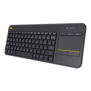 TECLADO LOGITECH K400 PLUS NEGRO WIRELESS TOUCHPAD-MULTIMEDIA TV-USB UNIFYING — imagen 2