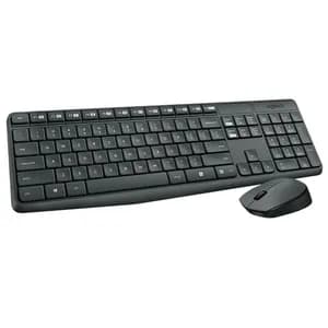 TECLADO-MOUSE COMBO LOGITECH MK235 NEGRO WIRELESS USB RESISTENTE A SALPICADURAS — imagen 3
