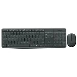 TECLADO-MOUSE COMBO LOGITECH MK235 NEGRO WIRELESS USB RESISTENTE A SALPICADURAS — imagen 2