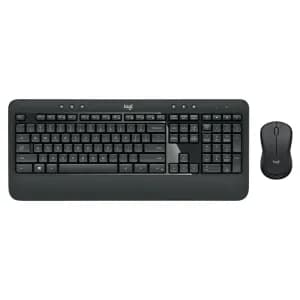TECLADO-MOUSE COMBO LOGITECH MK540 ADVANCED WIRELESS USB INGLES NEGRO