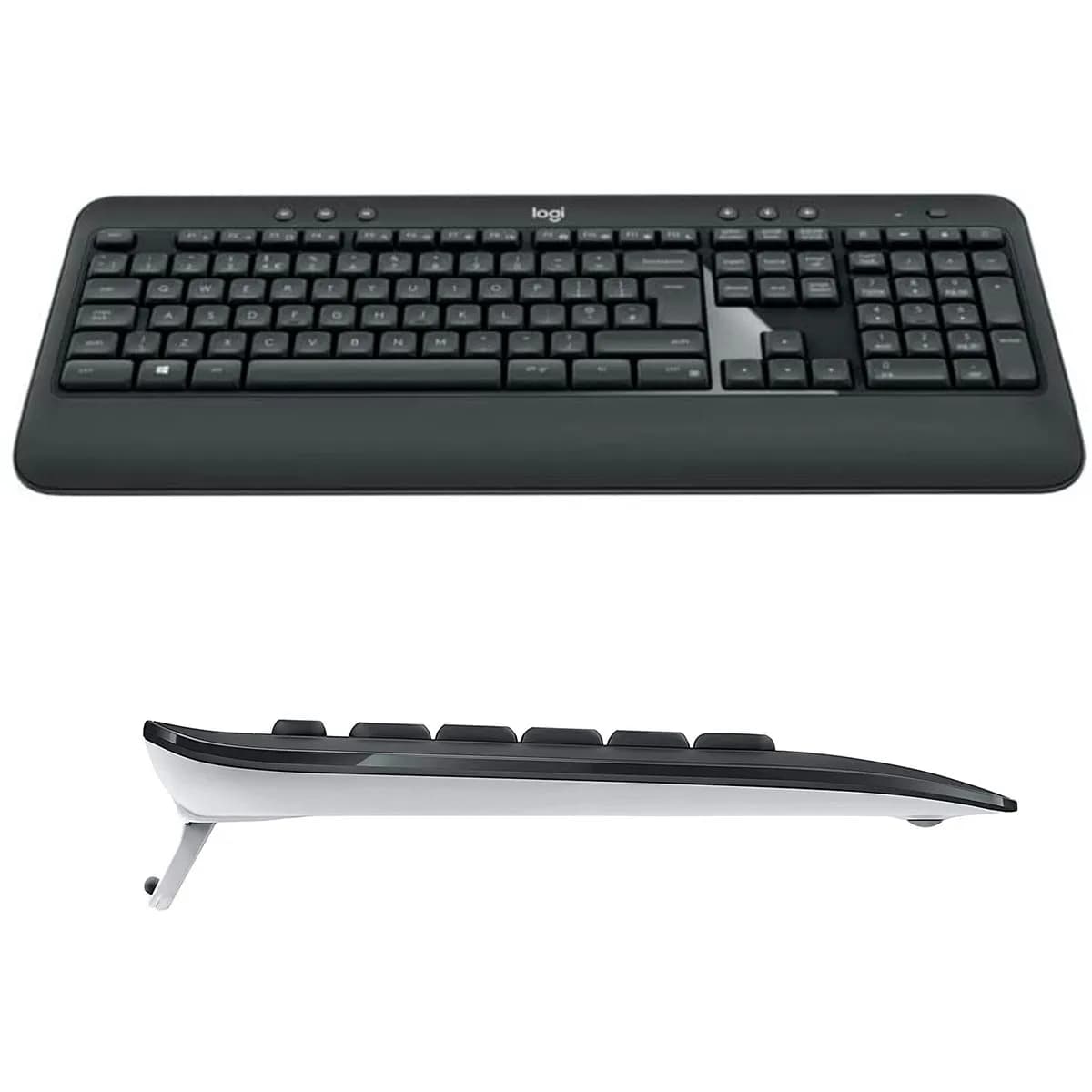 TECLADO-MOUSE COMBO LOGITECH MK540 NEGRO ADVANCED WIRELESS USB UNIFYING PLUG AND PLAY — imagen 6