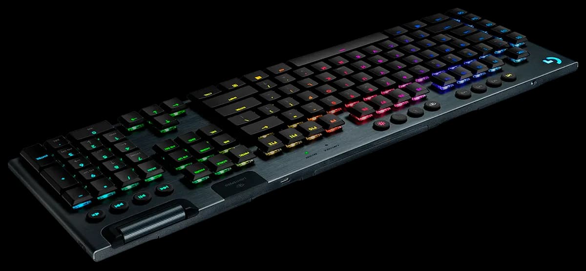 TECLADO LOGITECH GAMING G915 WIRELESS RGB LIGHTSPEED FOR GAMING NEGRO — imagen 7