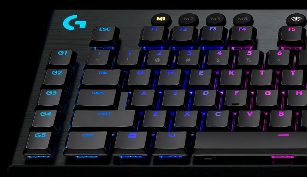 TECLADO LOGITECH GAMING G915 WIRELESS RGB LIGHTSPEED FOR GAMING NEGRO — imagen 8