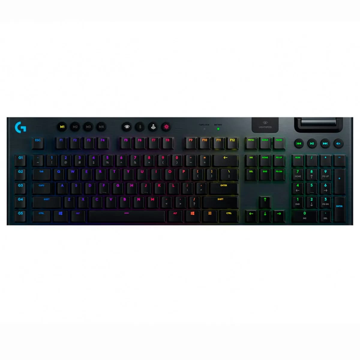 TECLADO LOGITECH GAMING G915 WIRELESS RGB LIGHTSPEED FOR GAMING NEGRO — imagen 4