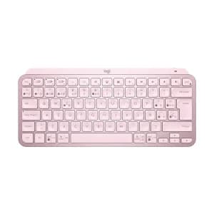 TECLADO LOGITECH MX KEYS MINI INALAMBRICO RF WIRELESSBLUETOOTH ROSA — imagen 1
