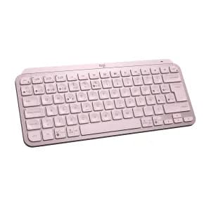 TECLADO LOGITECH MX KEYS MINI INALAMBRICO RF WIRELESSBLUETOOTH ROSA — imagen 4