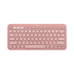 Teclado LOGITECH PEBBLE KEYS 2 K380S Bluetooth SP Rosa — imagen 3