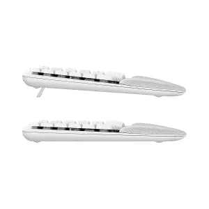 TECLADO LOGITECH ERGONOMICO WAVE KEYS CON REPOSAMANOS WIRELESS USB WHITE — imagen 5