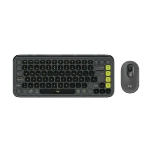 TECLADO LOGITECH BLUETOOH COMBO POP ICON INAL GRAPHITE — imagen 1