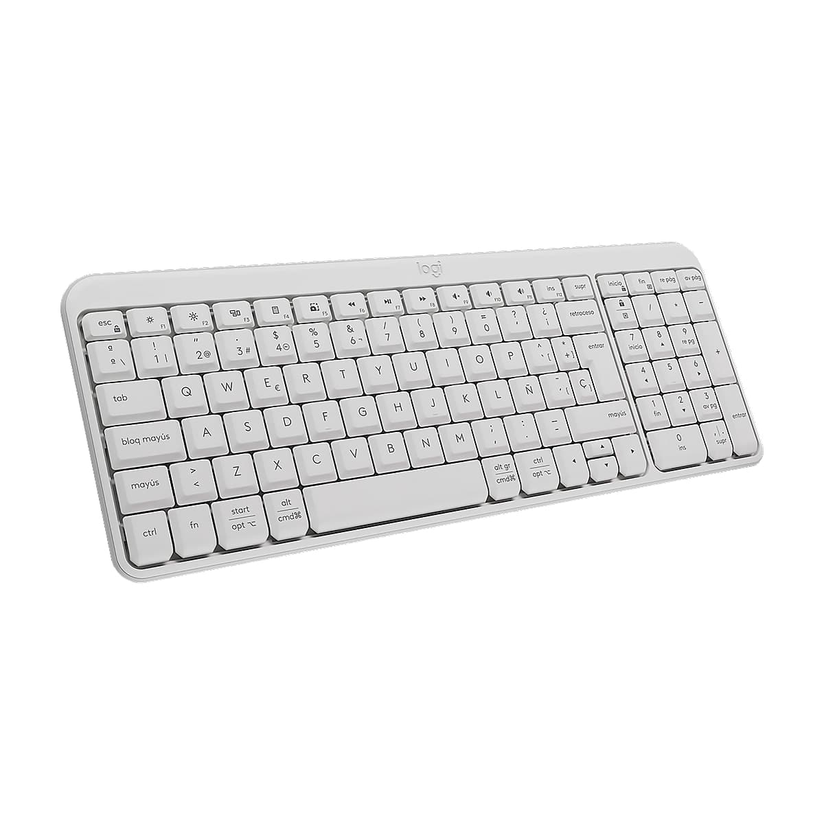 Teclado Logitech K250 Compact Bluetooth Wireless White — imagen 7
