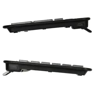COMBO TECLADO-MOUSE RECARGABLE MULT. QUASAD QC-4583G WIRELESS NEGRO — imagen 3