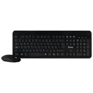 COMBO TECLADO-MOUSE RECARGABLE MULT. QUASAD QC-4583G WIRELESS NEGRO — imagen 2