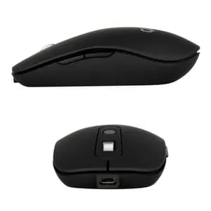 COMBO TECLADO-MOUSE RECARGABLE MULT. QUASAD QC-4583G WIRELESS NEGRO — imagen 5