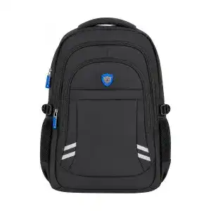 MOCHILA NOTEBOOK XINWEIAO NYLON 15.6INC. NEGRA CON LOGO AZUL