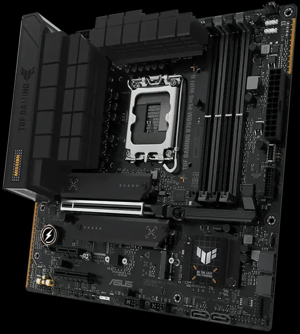 MBO ASUS TUF GAMING B760M-PLUS WIFI II 14th LGA1700 DDR5-7800 Wi-Fi HDMI DP 3M.2 USB-C PCIe5.0 mATX — imagen 8