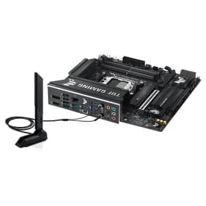 MBO ASUS TUF GAMING B850M-Plus WIFI AM5 AMD Ryzen 9000 DDR5-8000Mhz BT DP HDMI 12usb PCIe 5.0 mATX — imagen 4