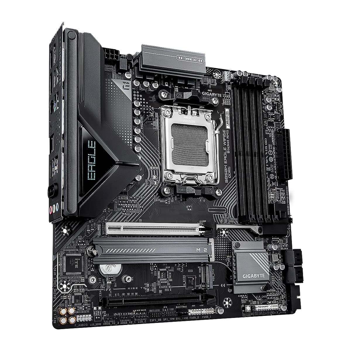 MBO GIGABYTE B850M EAGLE WF6E AM5 AMD Ryzen 9000 DDR5-5200 HDMI 2DP 2M.2 6USB PCIe 5.0 mATX — imagen 8