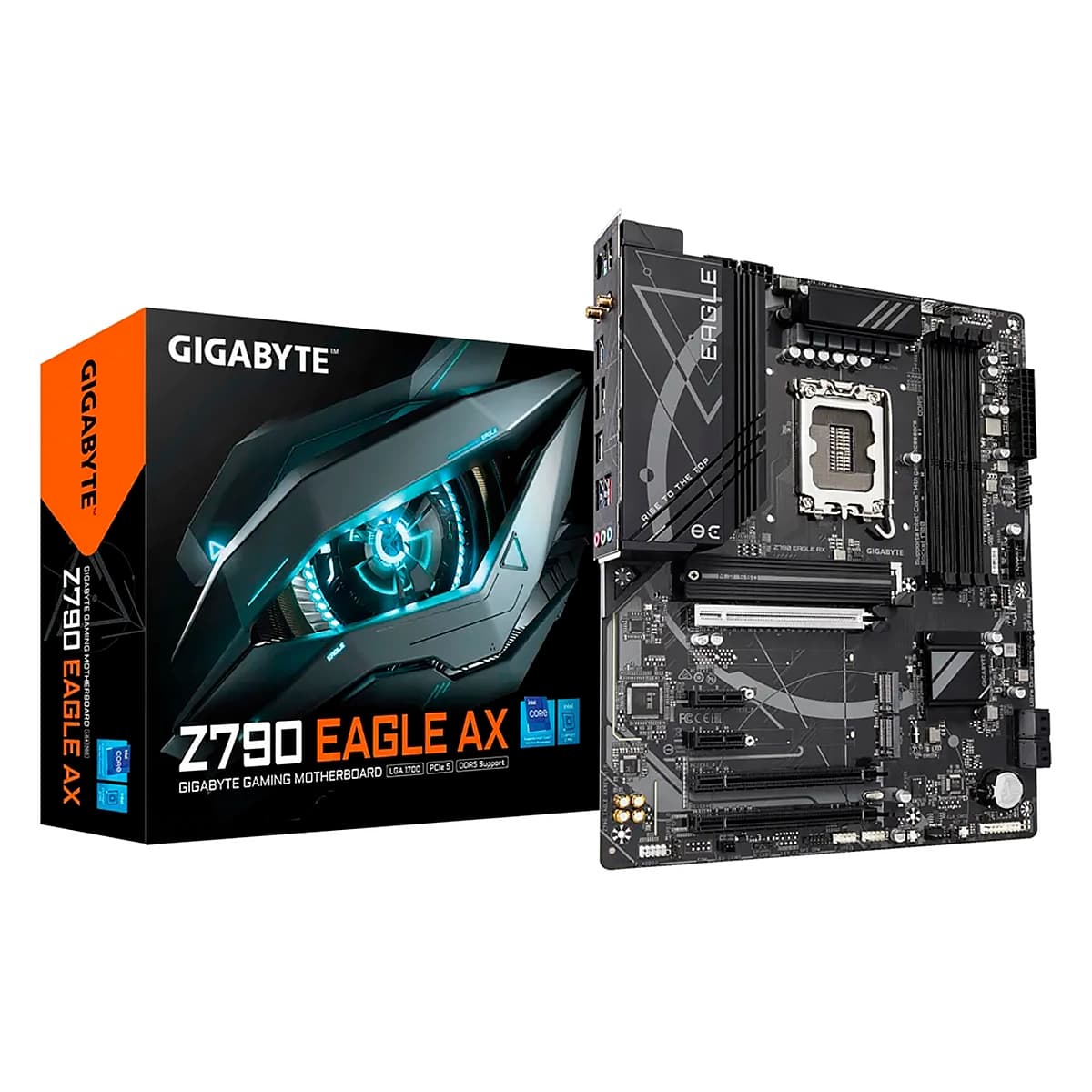 MBO GIGABYTE Z790 EAGLE AX 14va LGA-1700 4DDR5 WIFI BT HDMI DP 3M.2 USB-C PCIe5.0 ATX — imagen 6