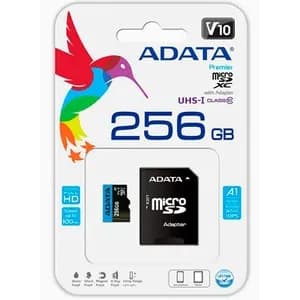 MICRO-SDHC ADATA 256GB WITH ADAPTER UHS-I CLASS 10 — imagen 3