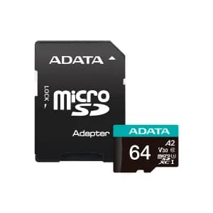 MEMORY CARD MicroSDXC 64GB UHS-I U3 V30 Clase 10 A2 MicroSD con Adaptador — imagen 2