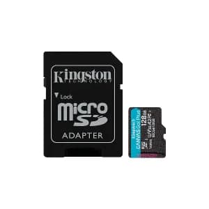 Micro-SDXC 128GB Canvas Go Plus 200MB-s Categoria 10 A2 U3 V30 Card with Adapter — imagen 1