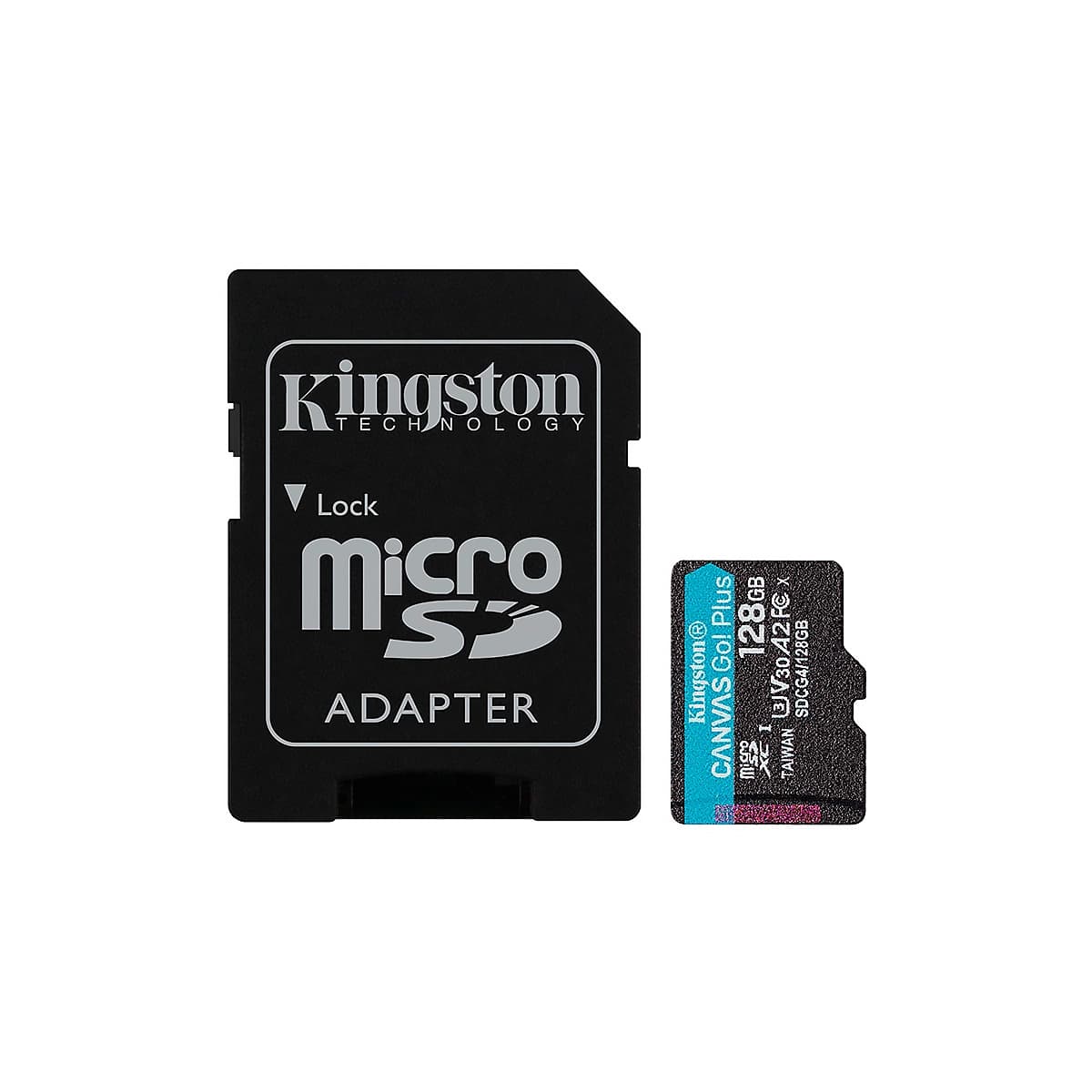 Micro-SDXC 128GB Canvas Go Plus 200MB-s Categoria 10 A2 U3 V30 Card with Adapter — imagen 5