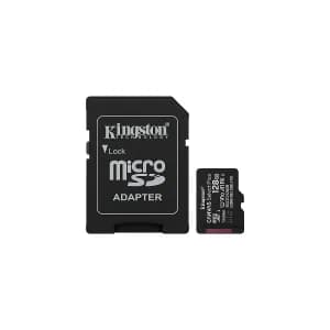 MICRO-SD SDCS3 KINGSTON 128GB CANVAS Select Plus Gen3 100MB-s with Adapter — imagen 2