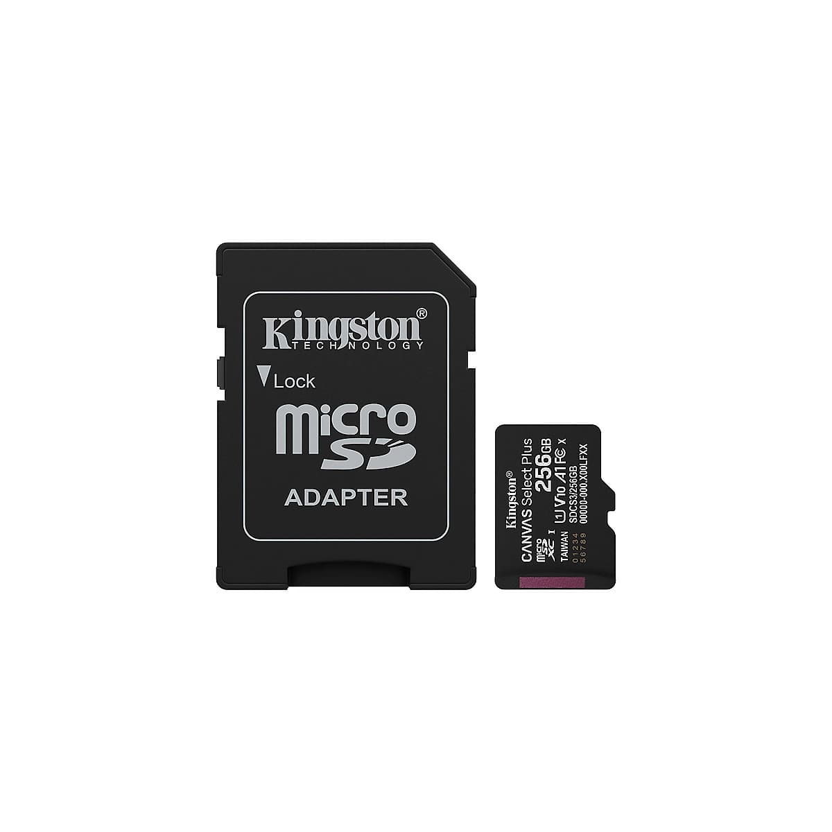 MICRO-SD SDCS3 KINGSTON 256GB CANVAS Select Plus Gen3 150MB-s with Adapter — imagen 5