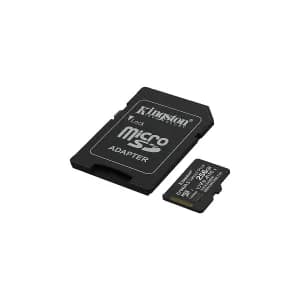 MICRO-SD SDCS3 KINGSTON 256GB CANVAS Select Plus Gen3 150MB-s with Adapter — imagen 3