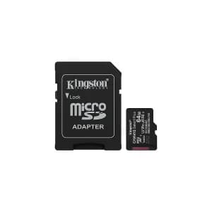 MICRO-SD SDCS3 KINGSTON 64GB CANVAS Select Plus Gen3 100MB-s with Adapter — imagen 2
