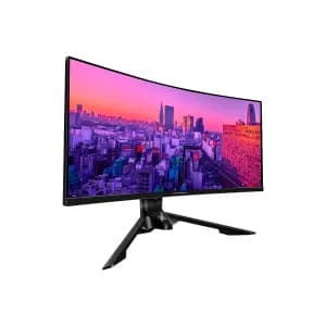 MONITOR ASROCK PG34QRT3A CURVED PHANTOM GAMING 34Inch 3440x1440-180Hz 2HDMI 2DP Black — imagen 3
