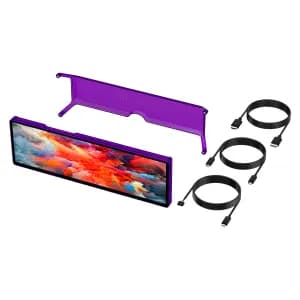 Pantalla CORSAIR 14.5Inch TOUCH XENEON EDGE 2560x720 60Hz HDMI Pegable a Sup. Acero V-H Purple — imagen 3