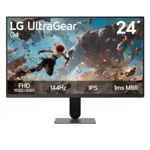MONITOR LG 23.8Inch UltraGear FHD IPS Gaming 144Hz 1ms HDMI DP Slim Stand Black