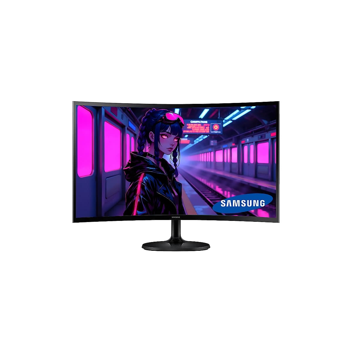 MONITOR SAMSUNG Gaming Essential S3 6GD 24Inch Curved Full-HD 100Hz 4GTG D-Sub HDMI Black — imagen 6