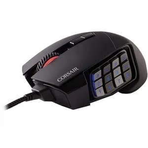 MOUSE CORSAIR CH-9304211 SCIMITAR RGB ELITE OPTICAL MOBA-MMO GAMING WIRED NEGRO — imagen 3
