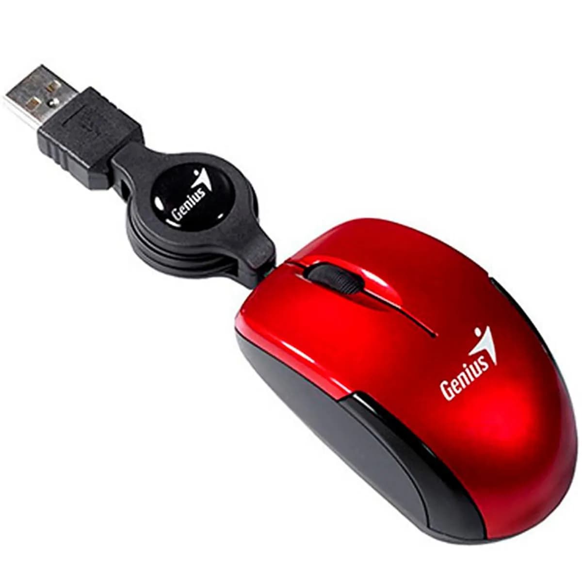 MOUSE GENIUS MICRO TRAVELLER USB RUBY — imagen 4