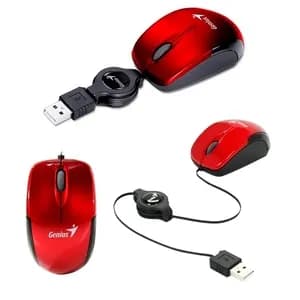 MOUSE GENIUS MICRO TRAVELLER USB RUBY — imagen 3