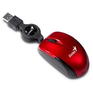 MOUSE GENIUS MICRO TRAVELLER USB RUBY — imagen 1
