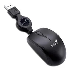 MOUSE GENIUS MICRO TRAVELLER USB NEGRO — imagen 2