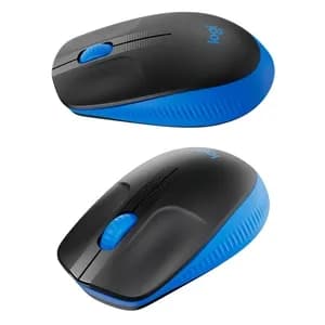 MOUSE LOGITECH M190 WIRELESS USB FULL SIZE CURVE DESING AZUL — imagen 3