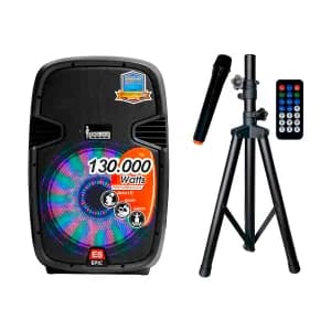 PARLANTE ES-MD EPIC 15 LED 15INCH 130000 WATTS NEGRO — imagen 2