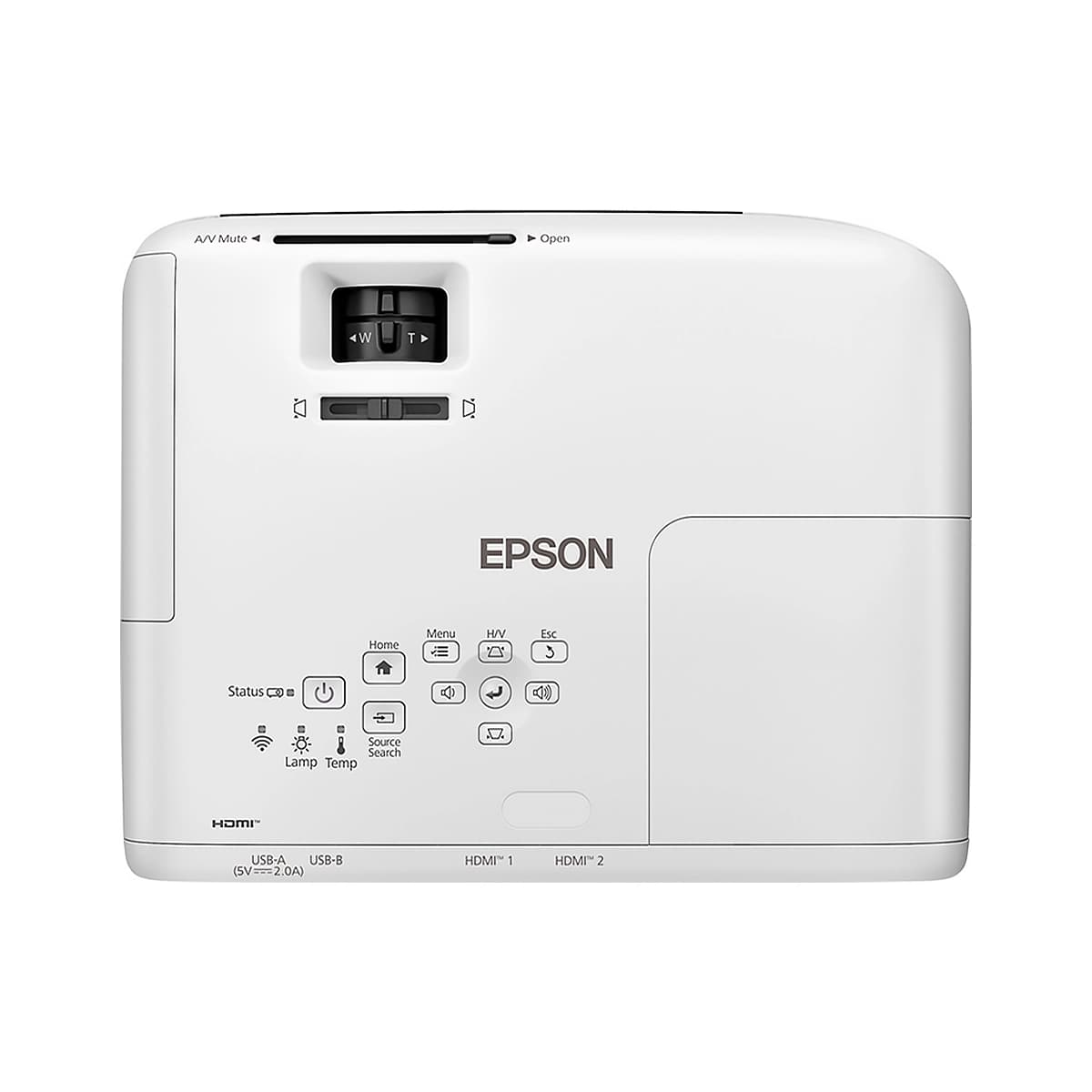 PROYECTOR EPSON POWERLITE W55 PLUS 3LCD 4000 LUMENES. WiFi HDMI USB-A Blanco — imagen 8