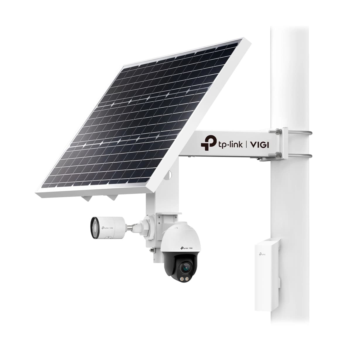 SISTEMA INTELIGENTE TP-Link VIGI-9030 Suministro Energia Solar 90W 30Ah 10.8V IP66 — imagen 6