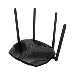 ROUTER MERCUSYS MR-80X AX3000 WIFI-6 hasta 3Gbps DUAL BAND 4ANT. WPA3 NEGRO — imagen 3